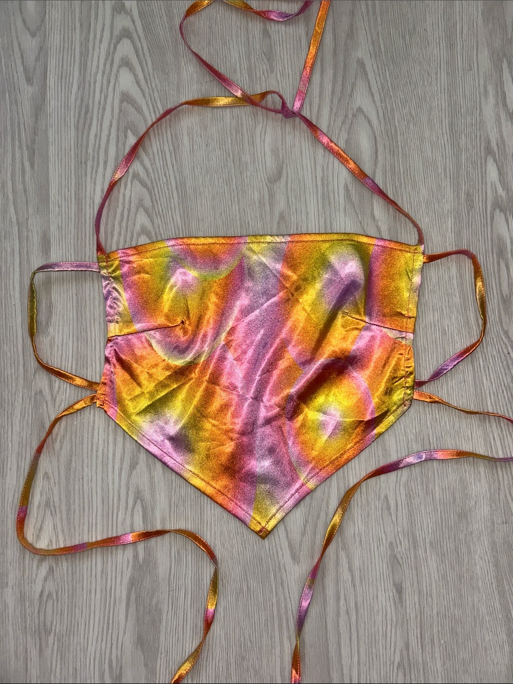 Elsie & Fred Crop Top - Pink, Orange & Yellow
